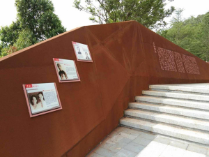 思南耐候钢挡土墙